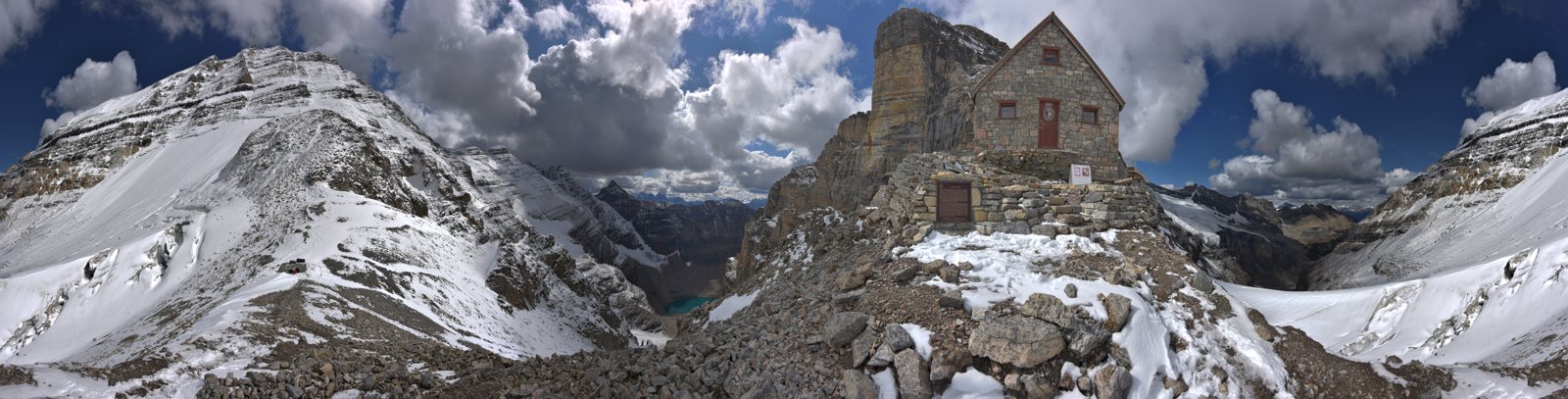 Panorama from the pass
